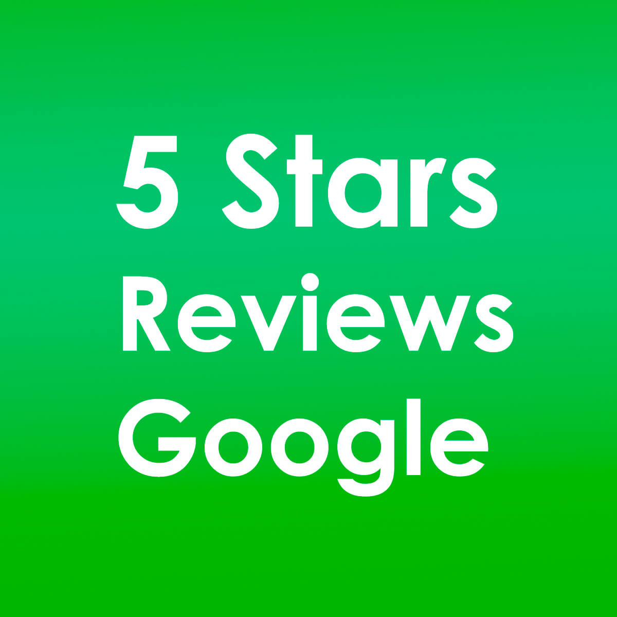 reviews on google 5 stars