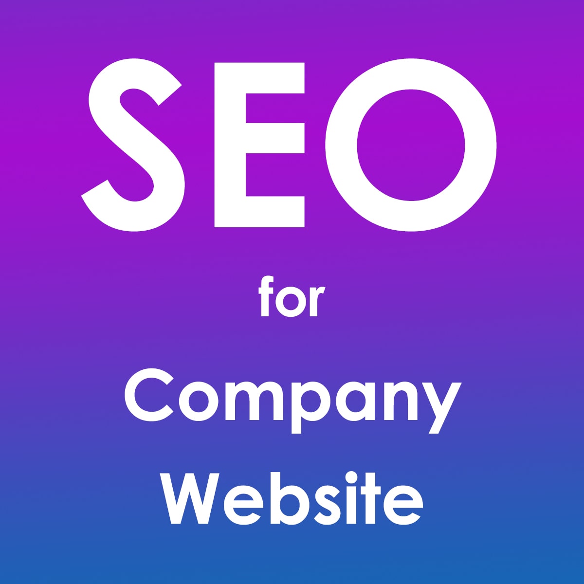seo for company website