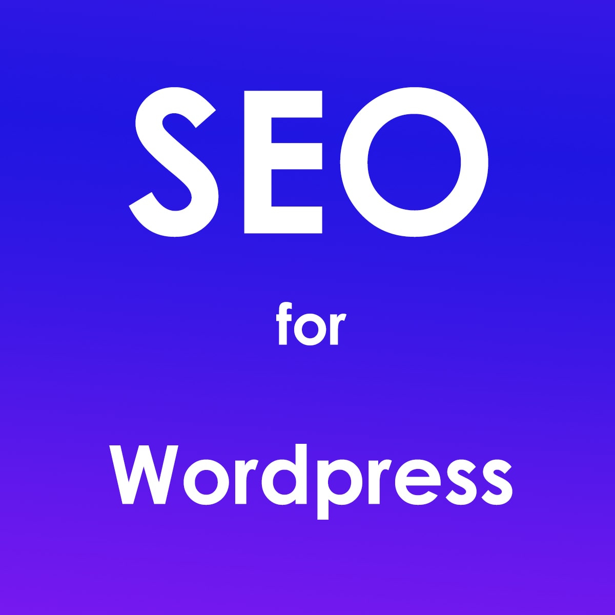 seo for wordpress